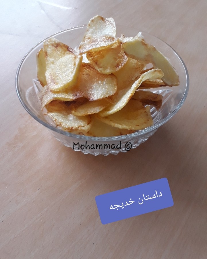 عکس چیپس خانگی