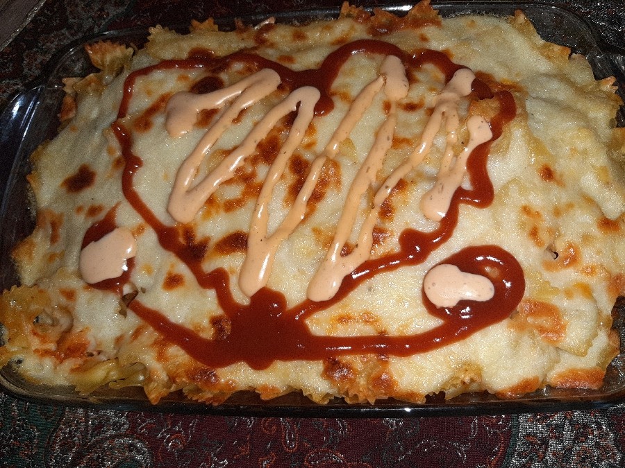 مک اند چیز با مرغ