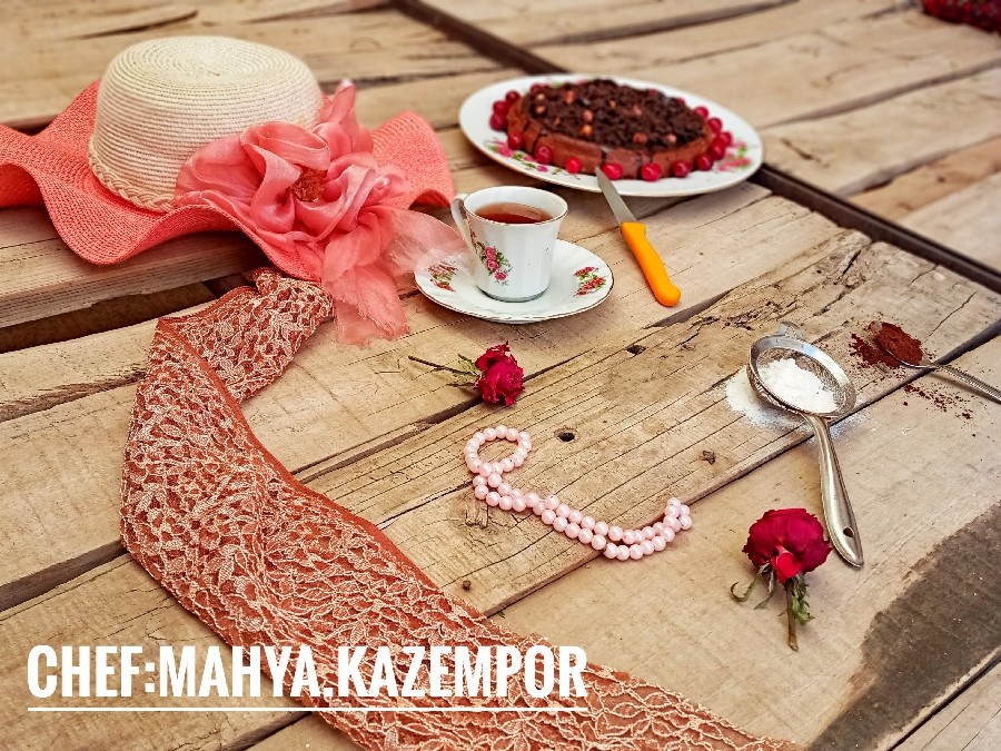 عکس کیک شیر شکلاتی پردردسر