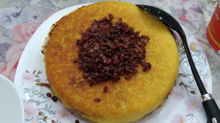 بادمجان پلوی شیرازی