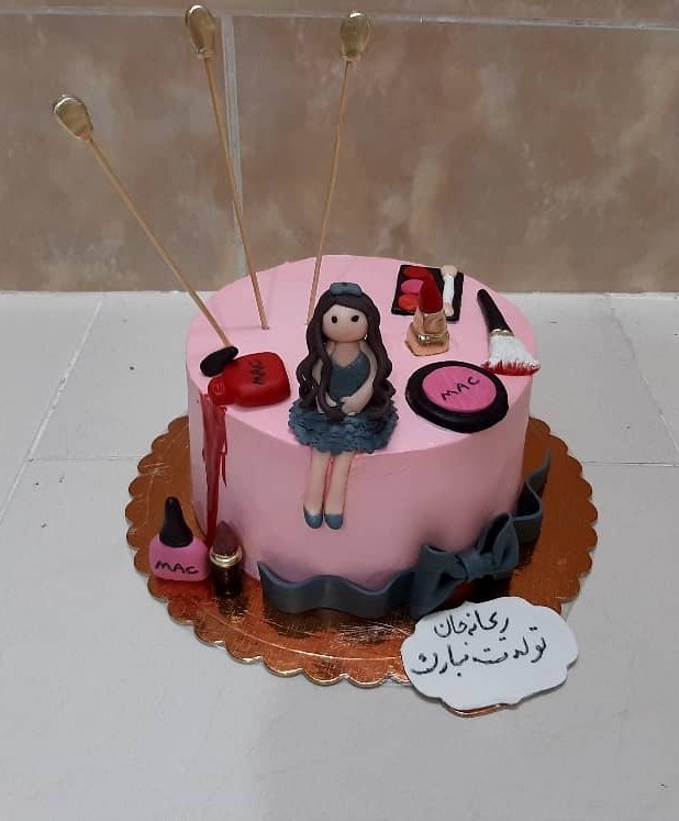کیک دخترونه خوشگل