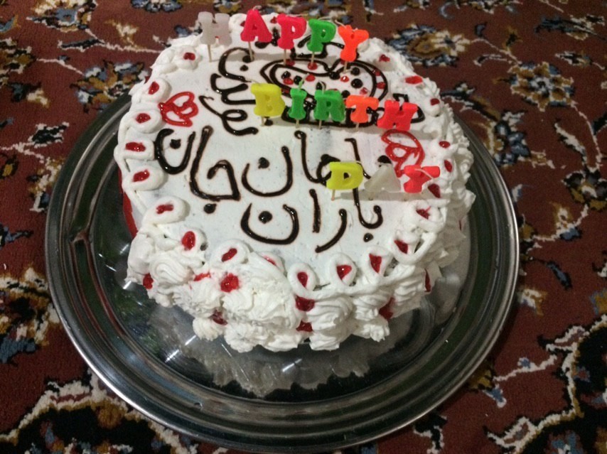 کیک تولد 
