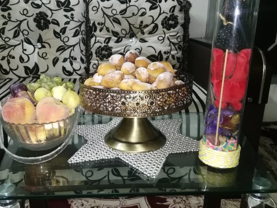 عکس قطاب نارگیلی وکنجدی
