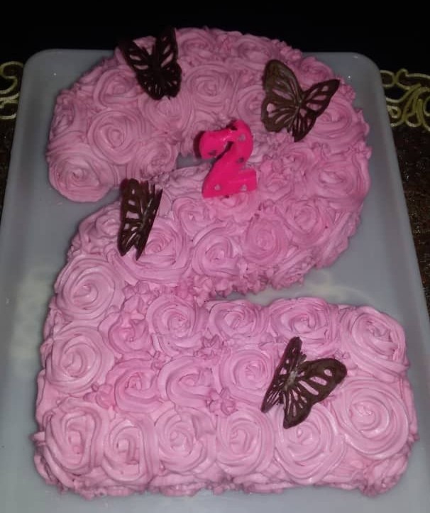 کیک تولد دخترم 