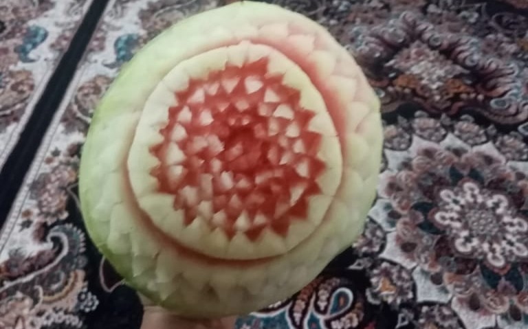 عکس حکاکی گل کوکب