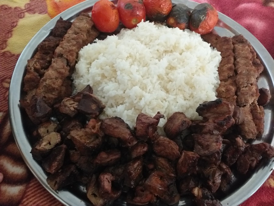 عکس کباب کباب برگ ،کوبیده ،دل جگر قلوه