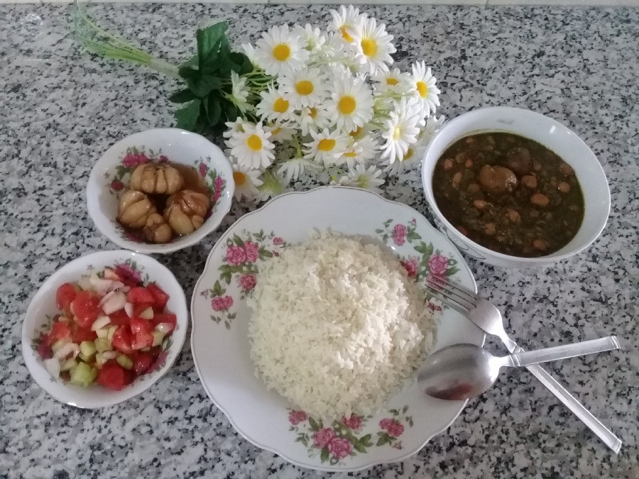 عکس قورمه سبزی خودم پز??