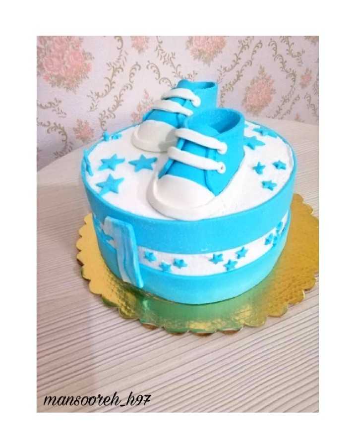 عکس کیک تولد فوندانتی غدیر 