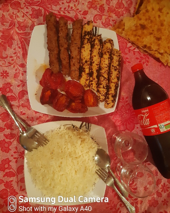 عکس کوبیده مرغ و گوشت