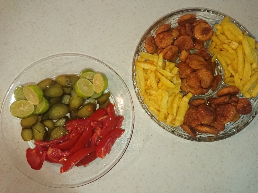 عکس سوسیس سیب زمینی