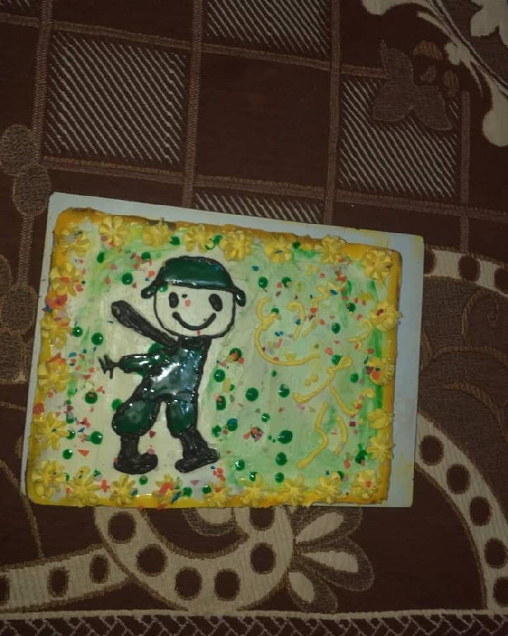کیک سربازی واسه داداشم