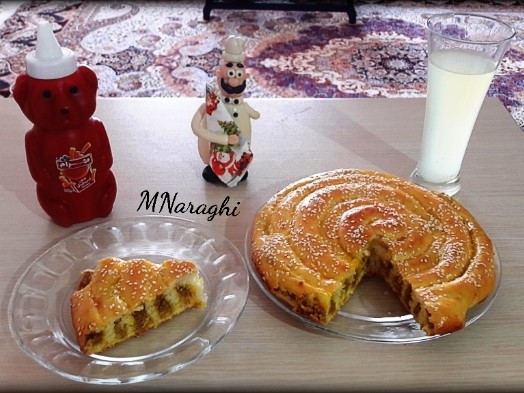 عکس پیراشکی گوشت حلزونی