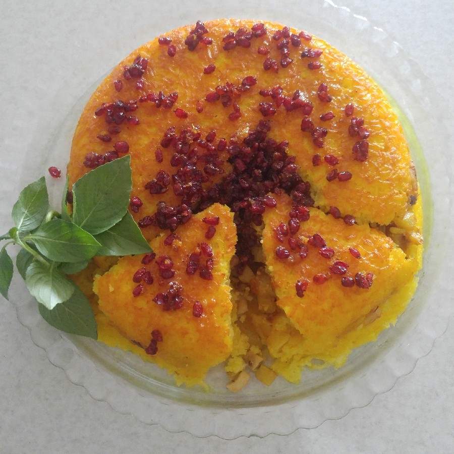 بادمجان پلوی شیرازی