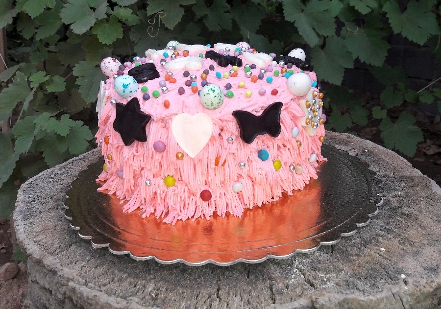 کیک تولد دختر خاله گلم ??