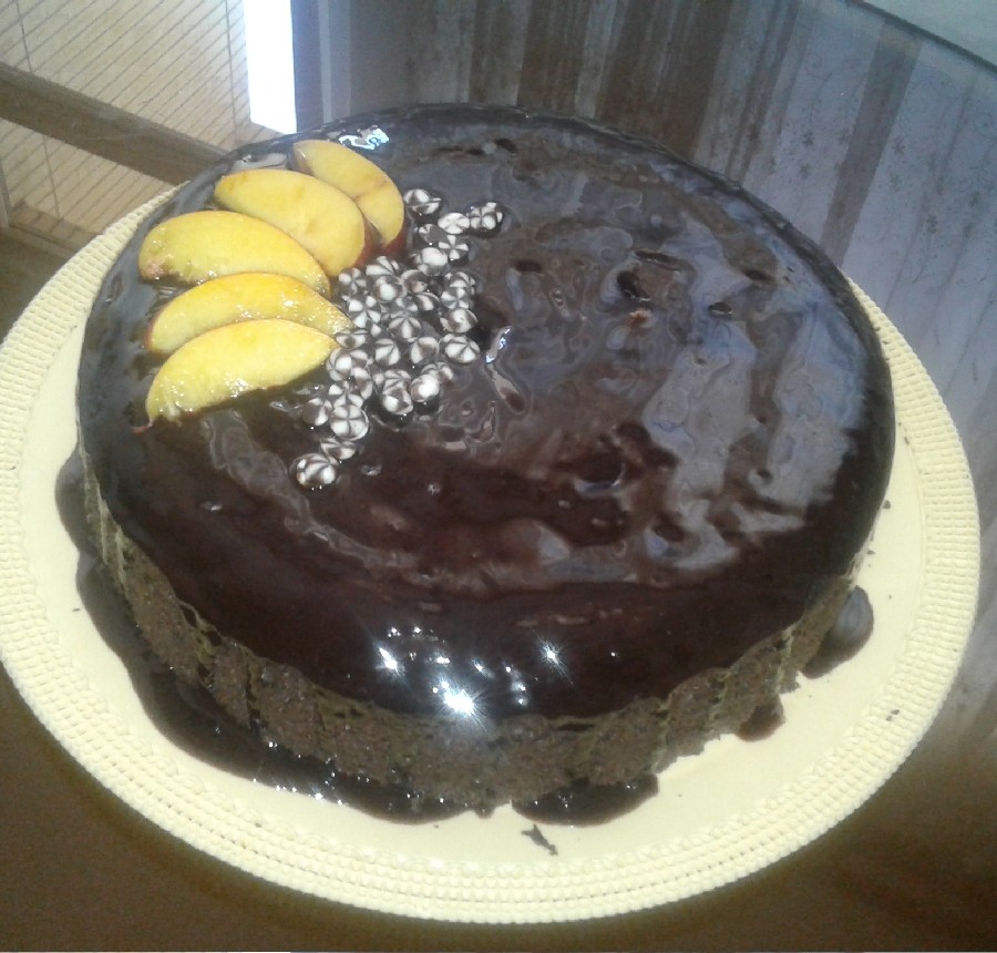 کیک شکلاتی نارگیلی 