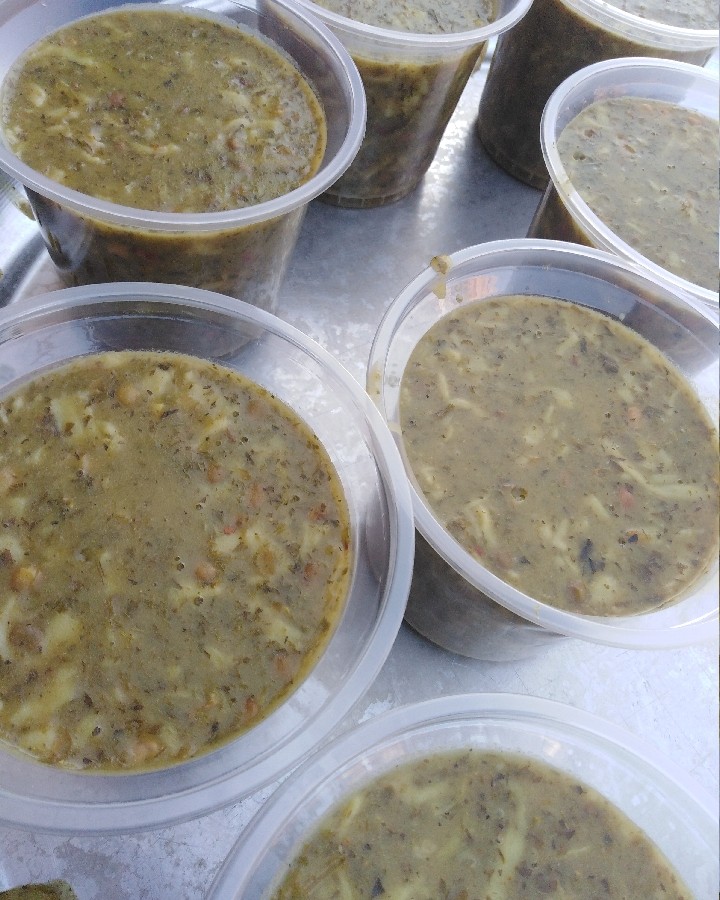 عکس آش رشته نذری دختر عمو