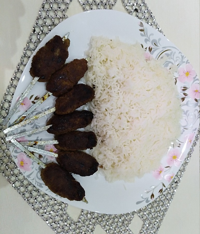 عکس کباب چوبی