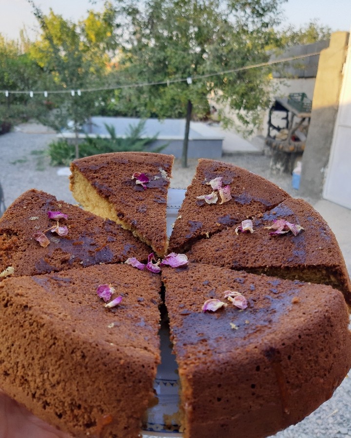 عکس کیک اسفنجی ۴تخممرغی