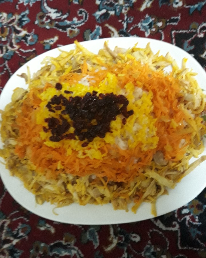 عکس مرصع پلو (جواهر پلو)