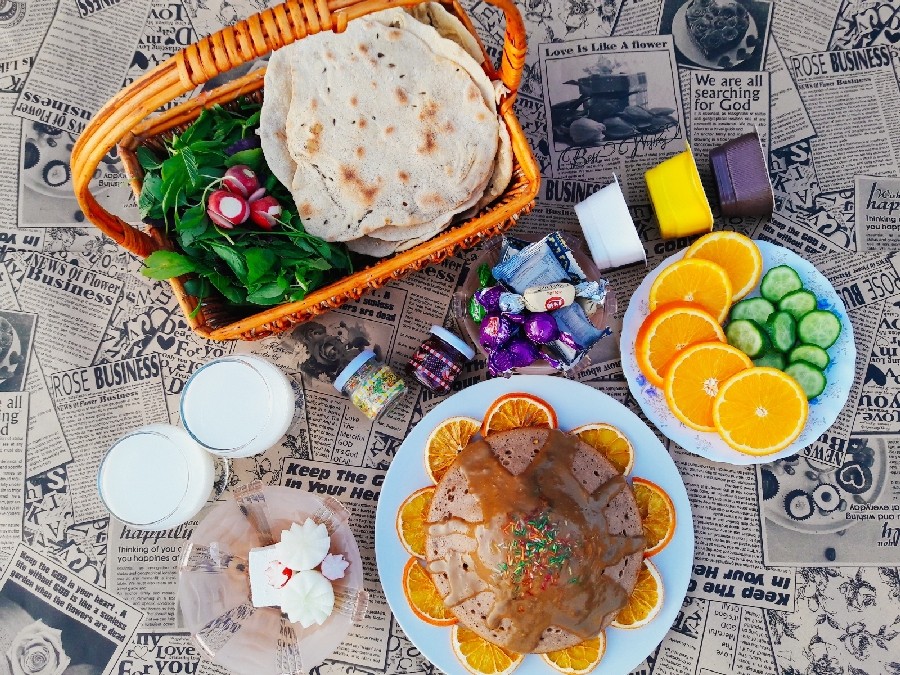 عکس کیک و نان خانگی