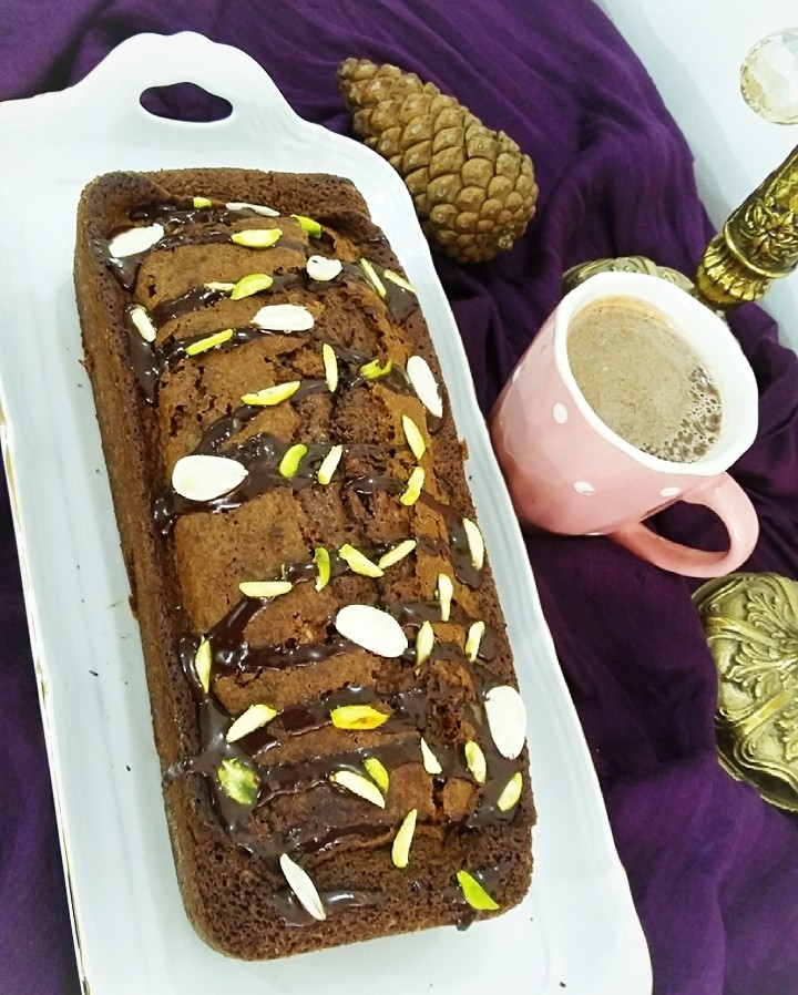 عکس کیک شکلاتی ساده