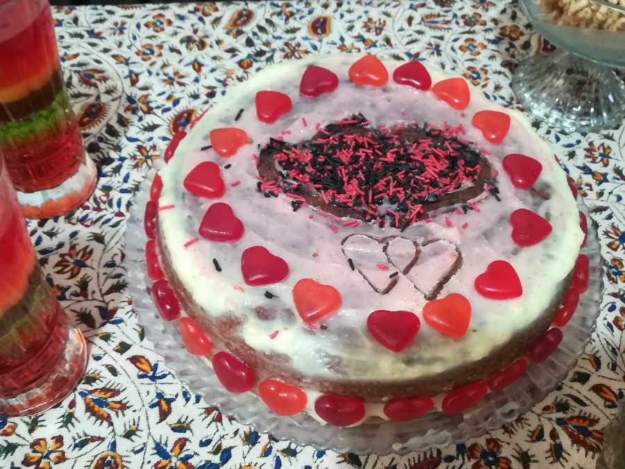 عکس کیک دلبرم به مناسبت سالگرد عقدمون❤❤