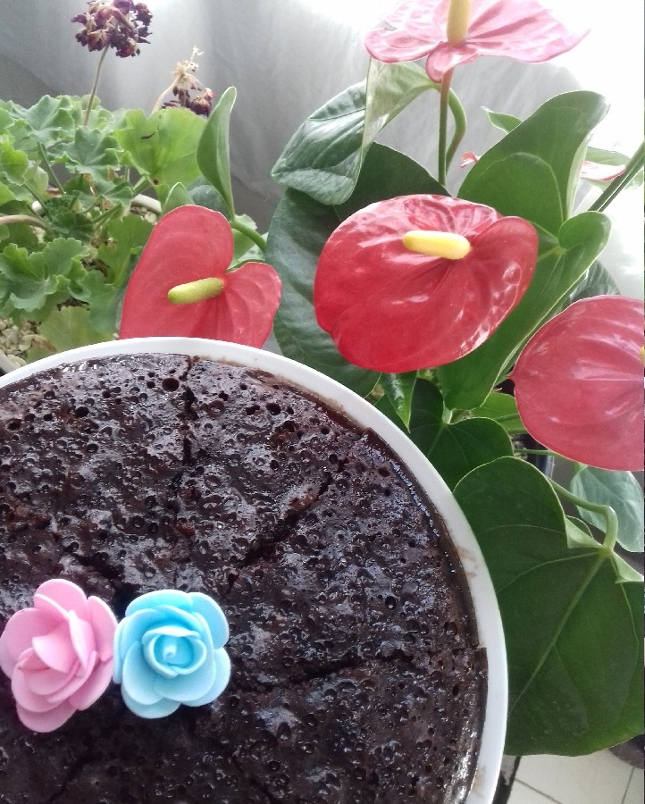 کیک شکلاتی #تولد همسرم