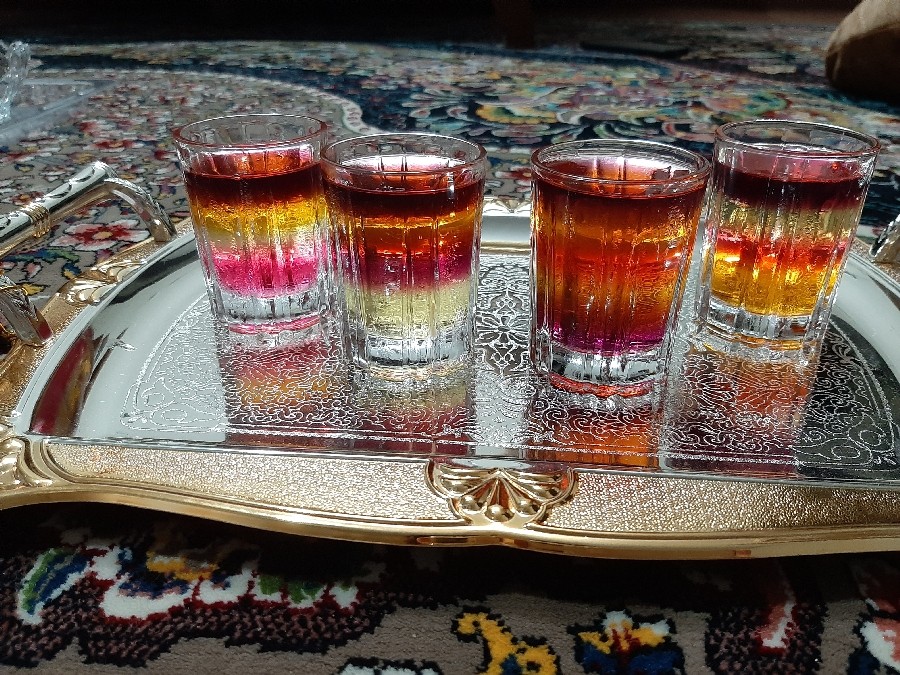 ژله رنگین کمان تکنفره