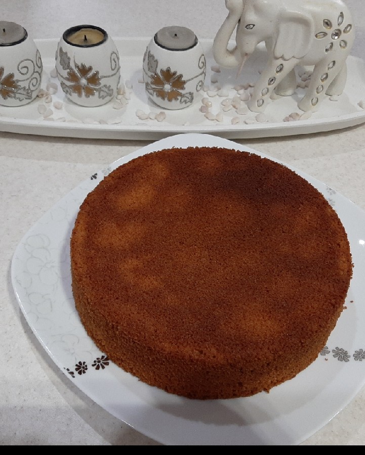 کیک بیسکوییت با دستور پخت مامان حنا و حسام عزیز