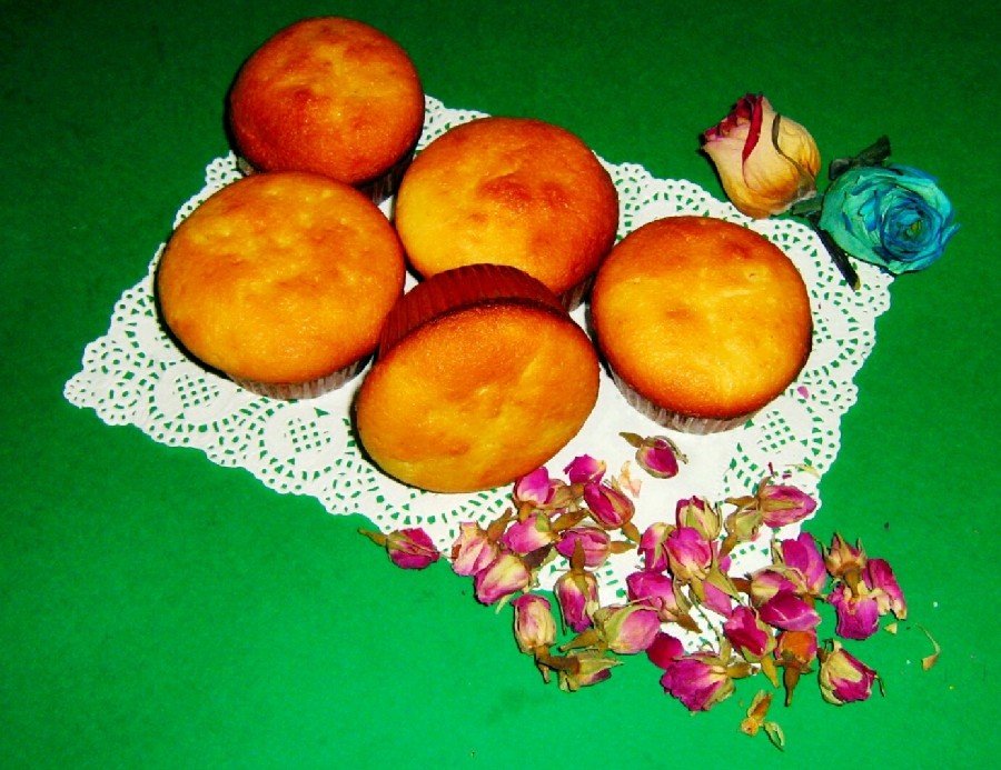 عکس کاپ کیک عسلی بدون تخم مرغ