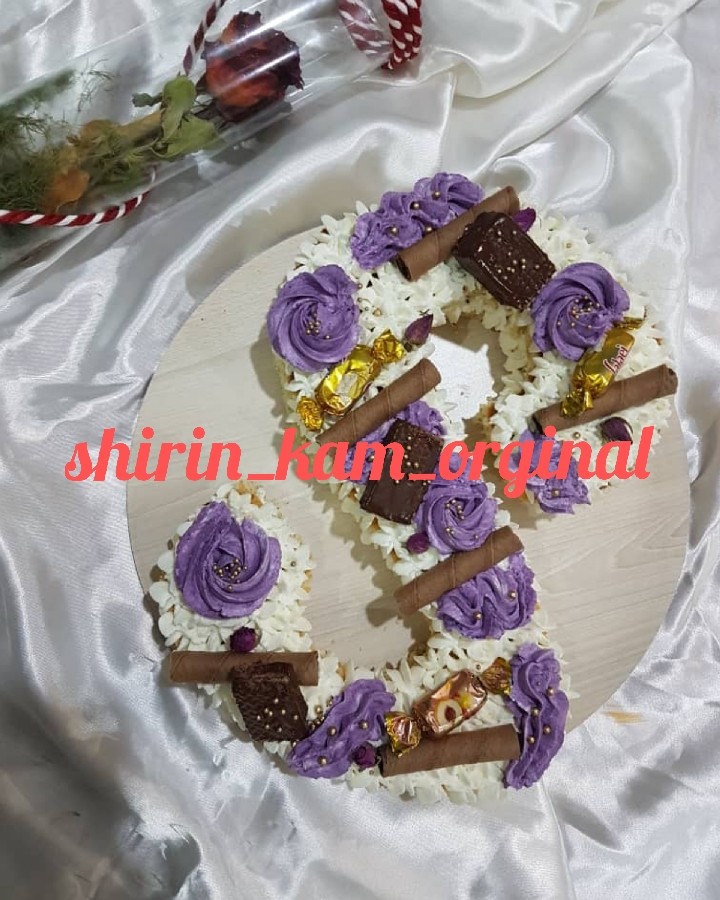 عکس کیک حروف سابله کیک