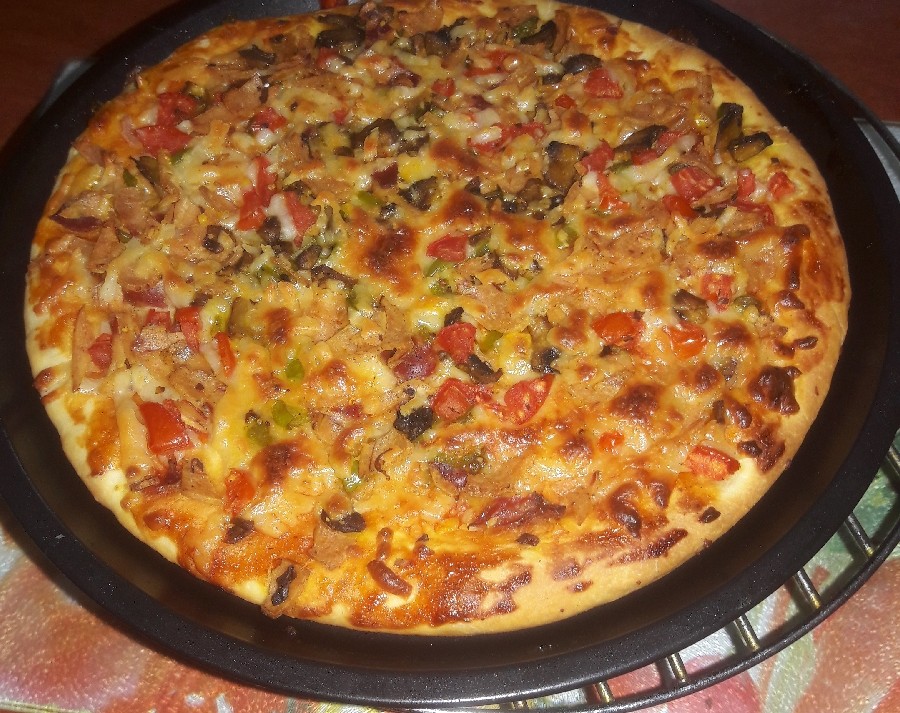 عکس پیتزا در توستر