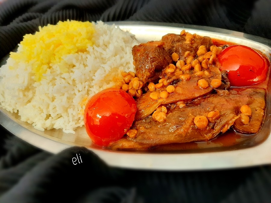 عکس خورشت قیمه بادمجان