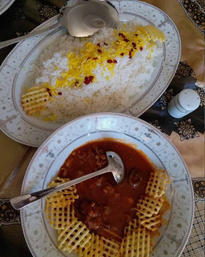 عکس خورشت قیمه بادمجان 