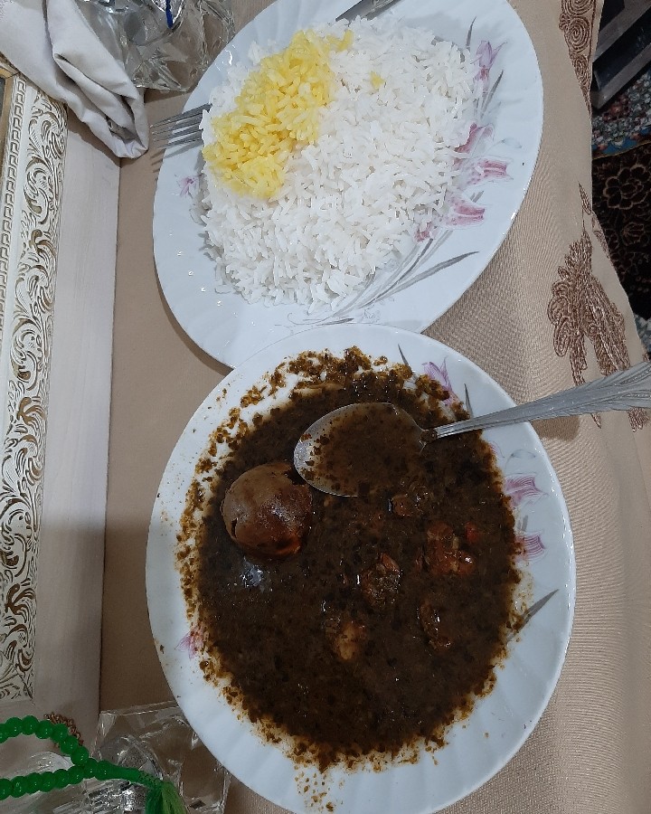 ناهار گروهی من(قورمه سبزی)