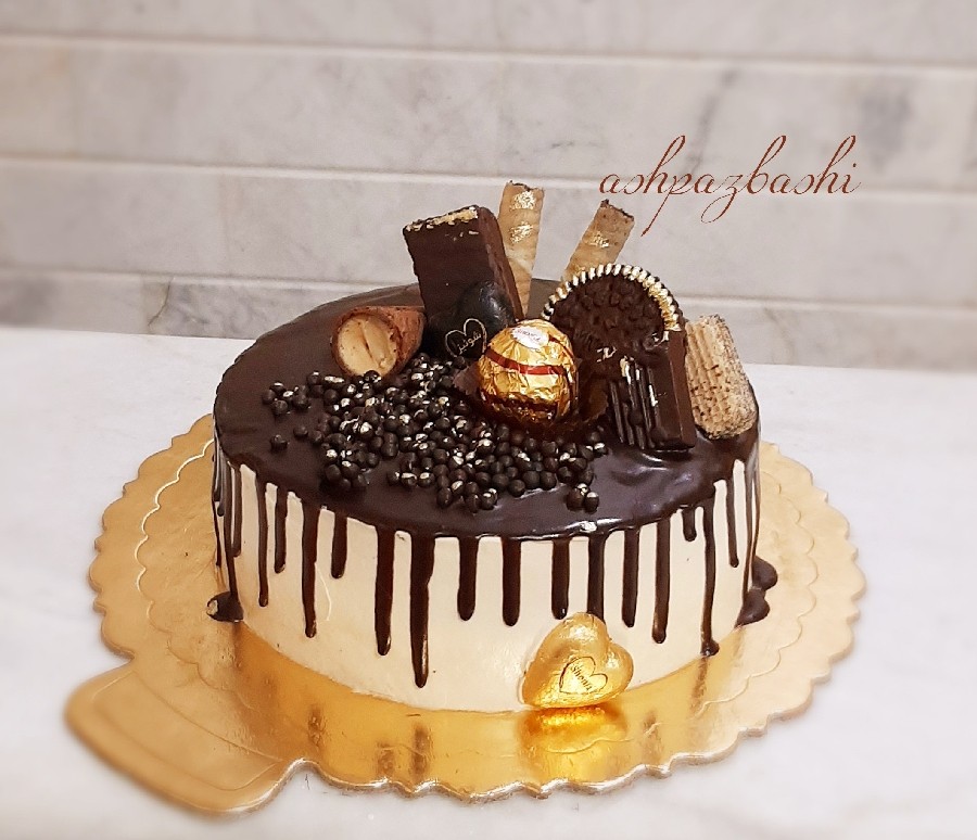 عکس کیک شکلاتی بی بی(سفارشی)
