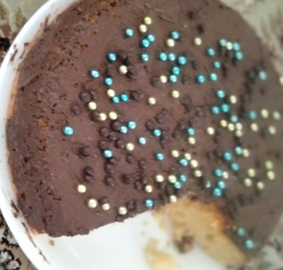 کیک وانیلی ساده