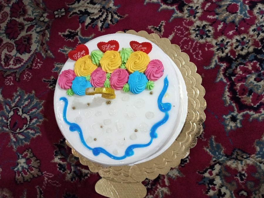 عکس کیک تولد و بنجک