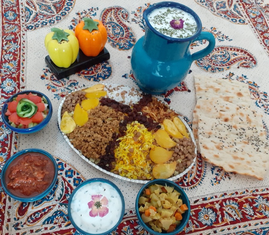عکس عدس پلو
