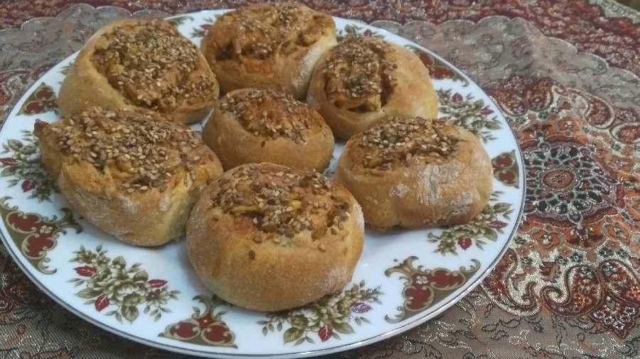 عکس نان رول دارچینی خوشمزه ??