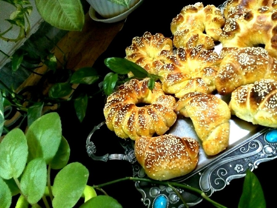 عکس نان صبحانه مغزدار