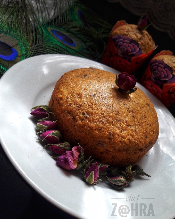 عکس مینی کیک گردو و نارگیل
