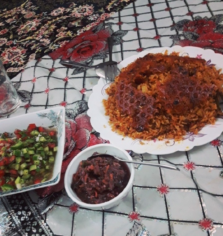 عکس استنبولی پلو یه غذای ساده وخوشمزه وفوری