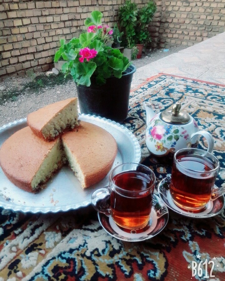 عکس عصرانه..کیک ساده