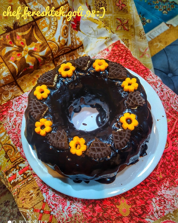 عکس کیک،شکلاتی:)پست،تبریک‌ تولد^_^