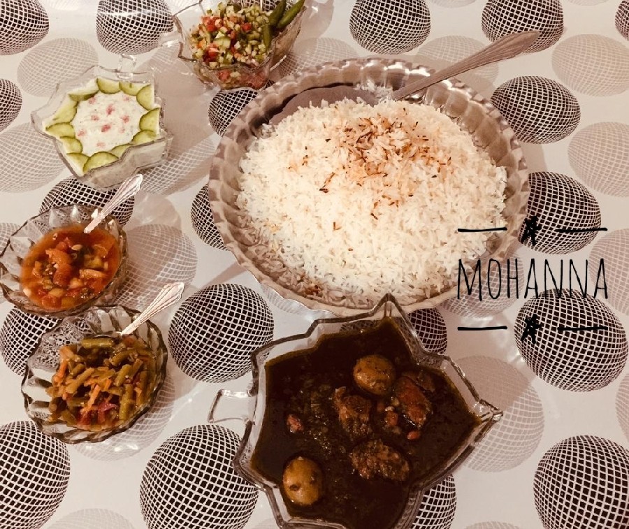 عکس قورمه سبزی جـــــــــان