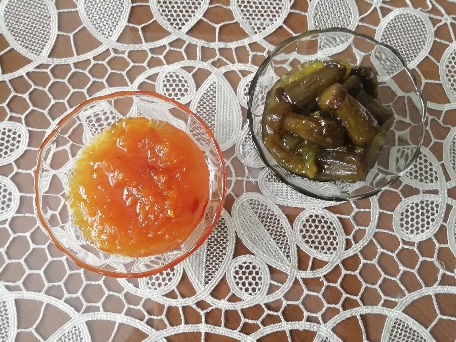 مربای هویج و بادمجان