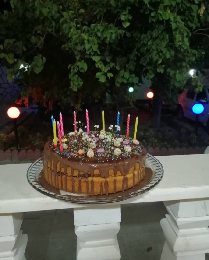 عکس کیک اسفنجی برای تولد داداشی جونم 