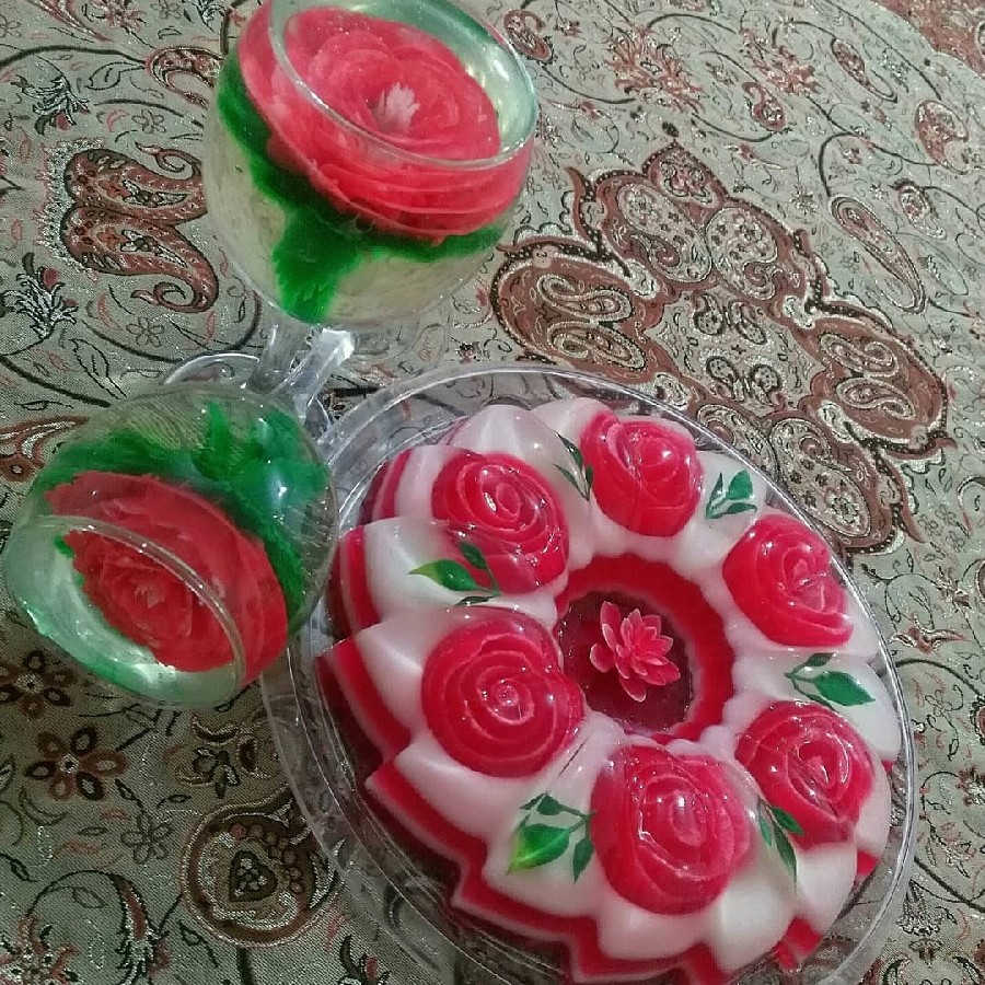عکس ژله های یخچال عروس