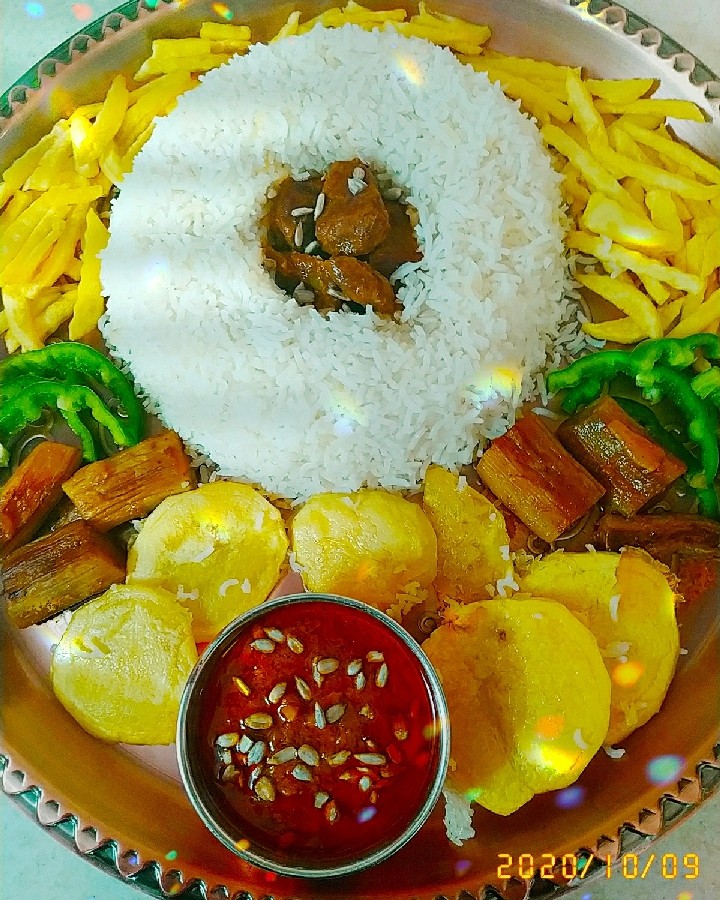 عکس خورش گوشت و بادمجان